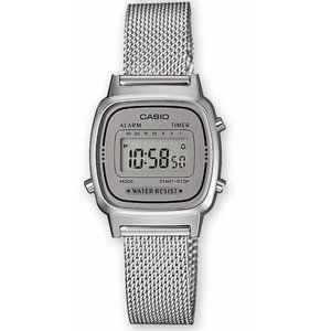Womens Watch Casio La670wem-7d Stainless Steel Mesh Grey in Original Box